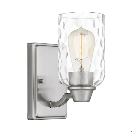 Quoizel Acacia 1-Light Brushed Nickel Wall Sconce ACA8604BN